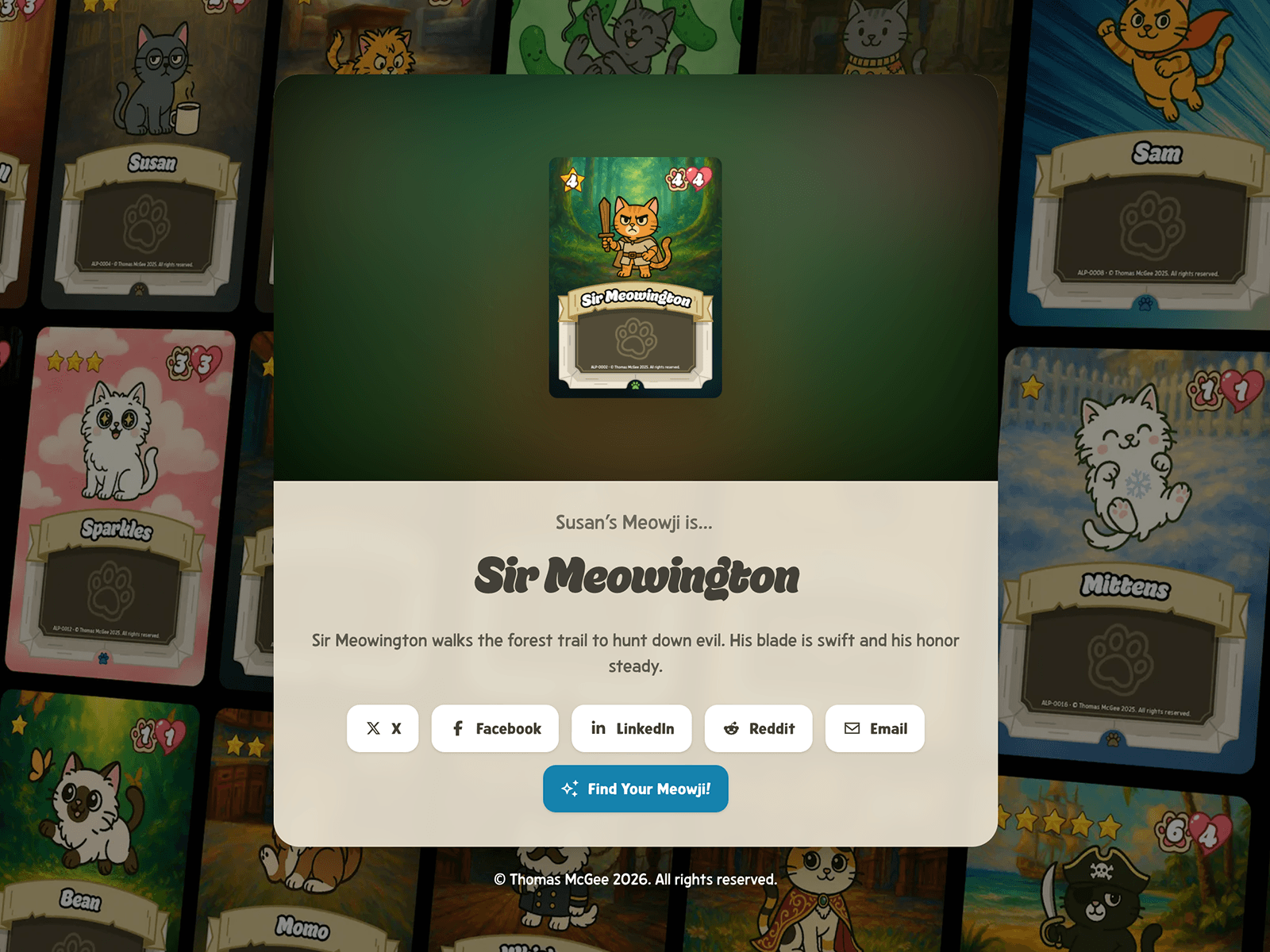 Meowji TCG Custom Quiz