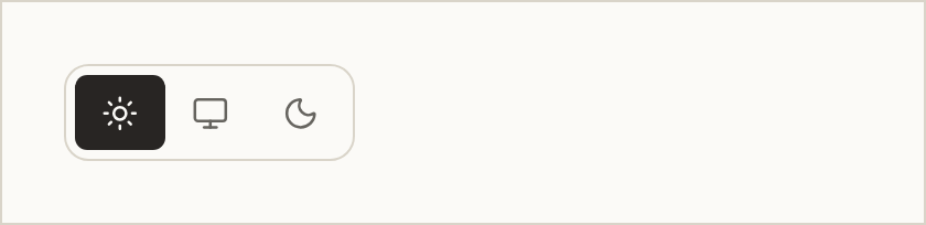 Theme Toggle · Component detail · Light · Desktop