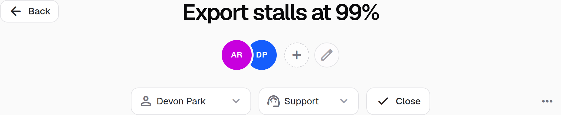 Thread Participants · Component detail · Light · Desktop
