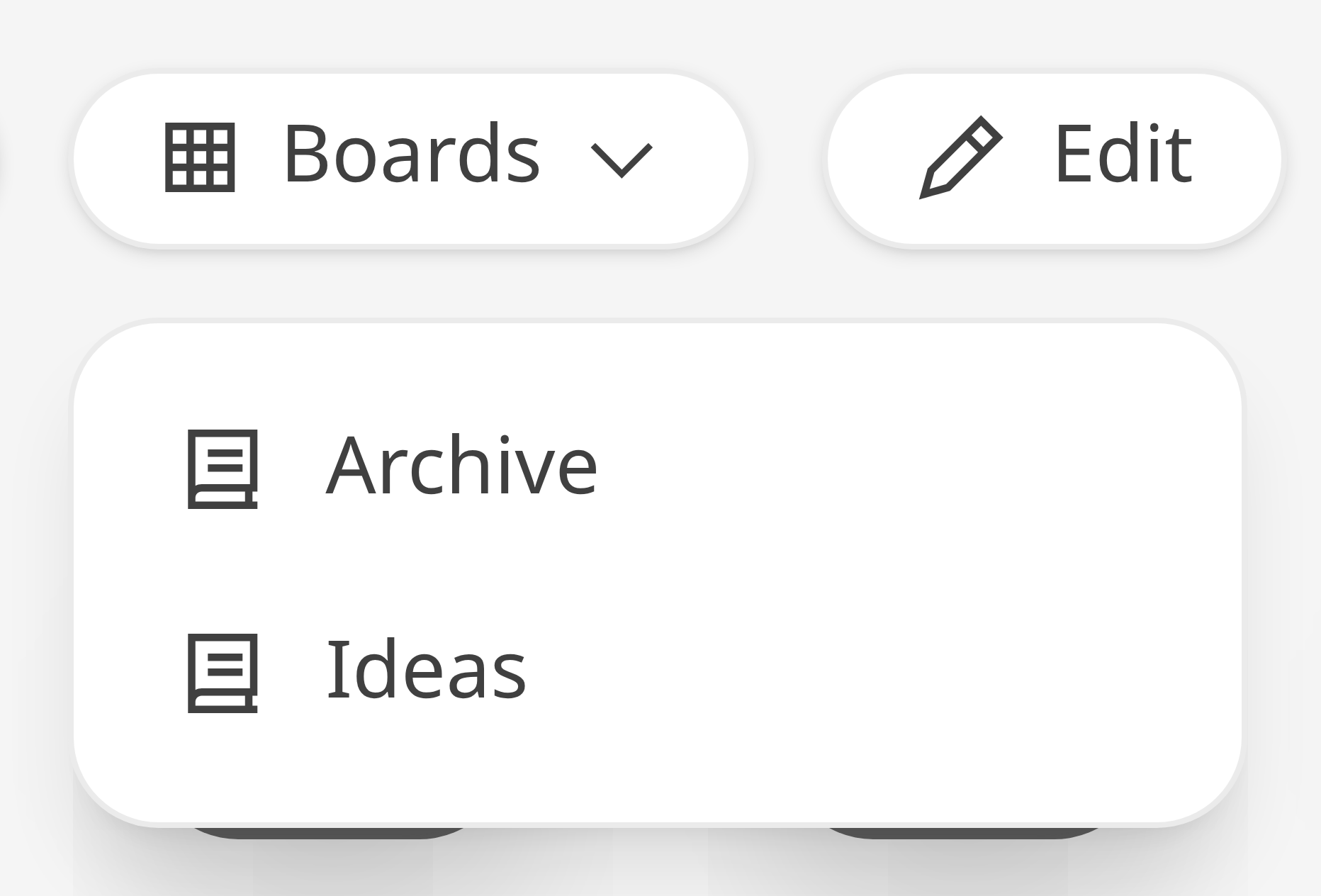Board Overflow Open Desktop Light · Component detail · Light · Desktop · Open
